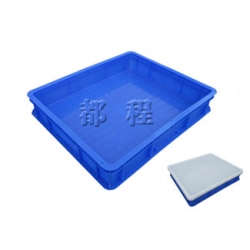 X286塑料周轉(zhuǎn)箱（箱蓋可選，可帶眼）